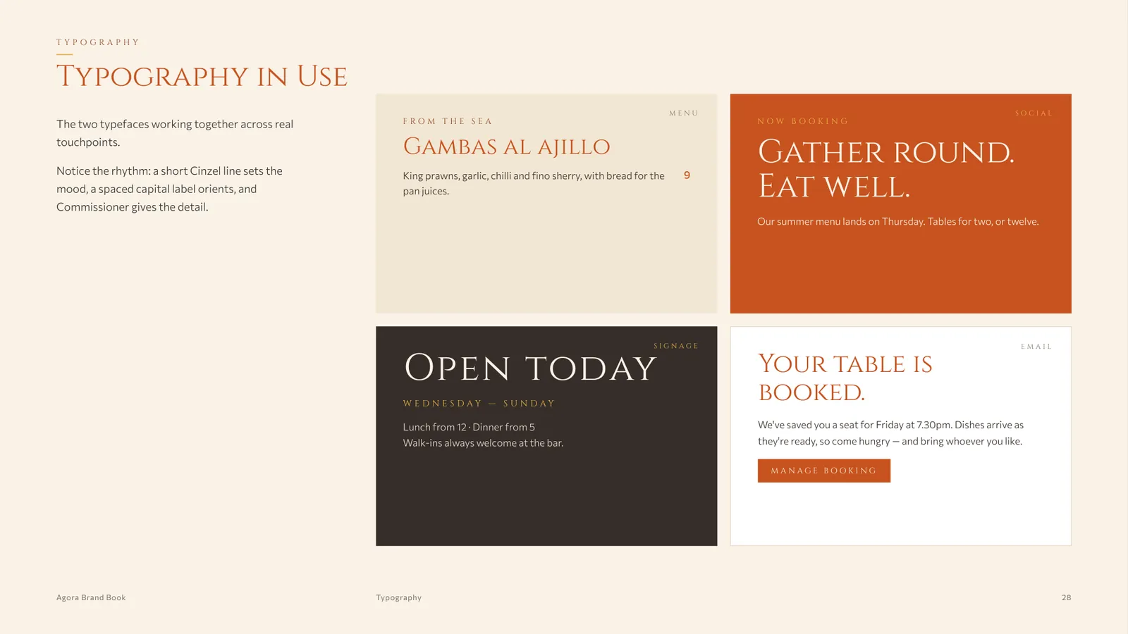 Typography in use