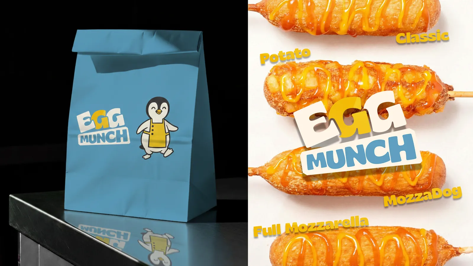 Bag and corndog menu