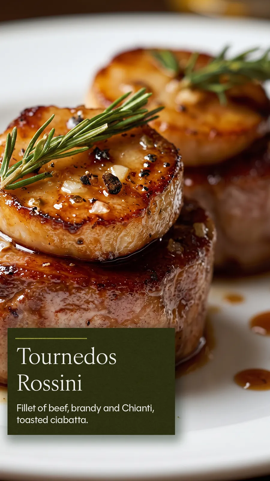 Christmas dish: Tournedos Rossini