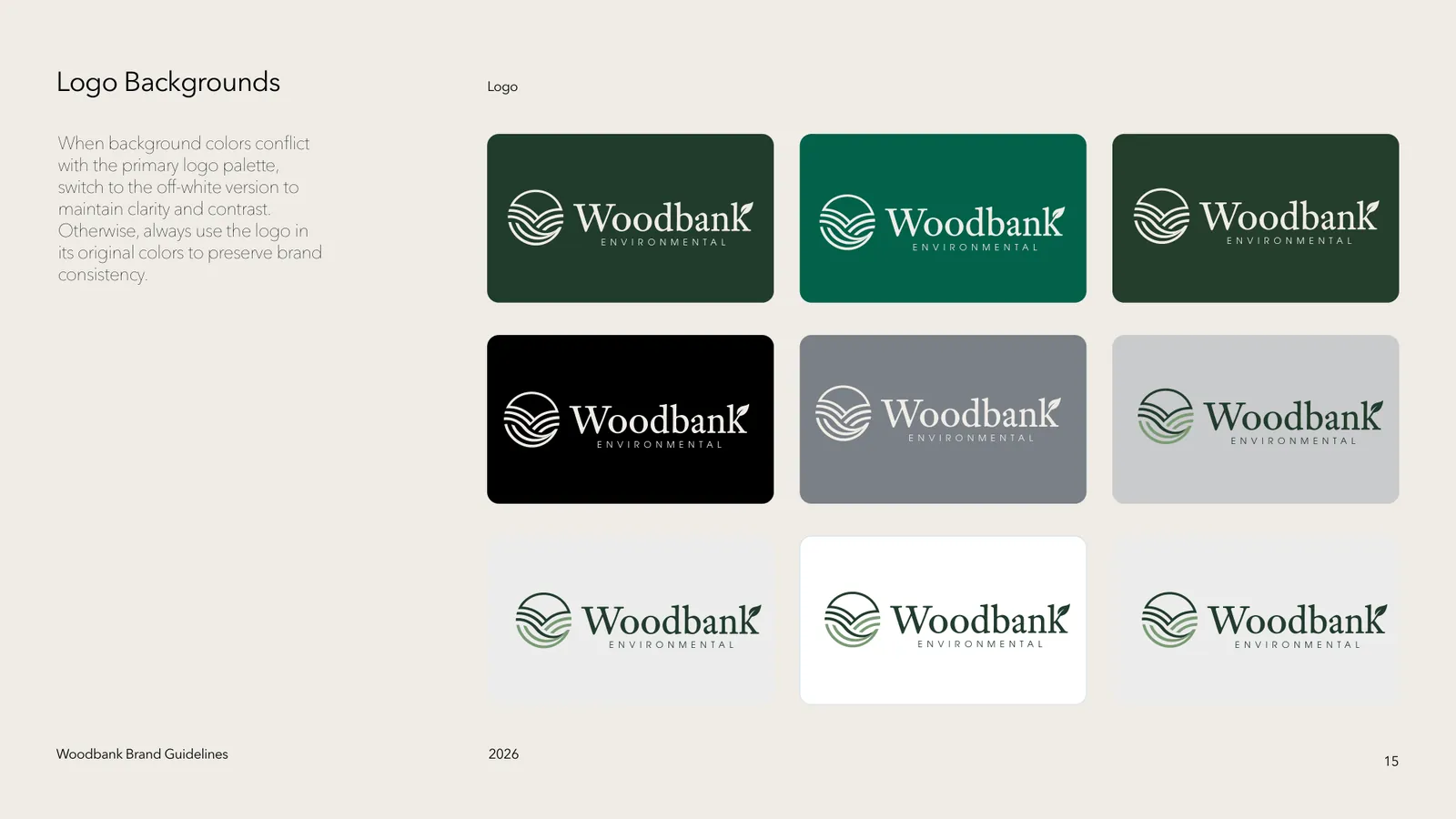 Logo backgrounds