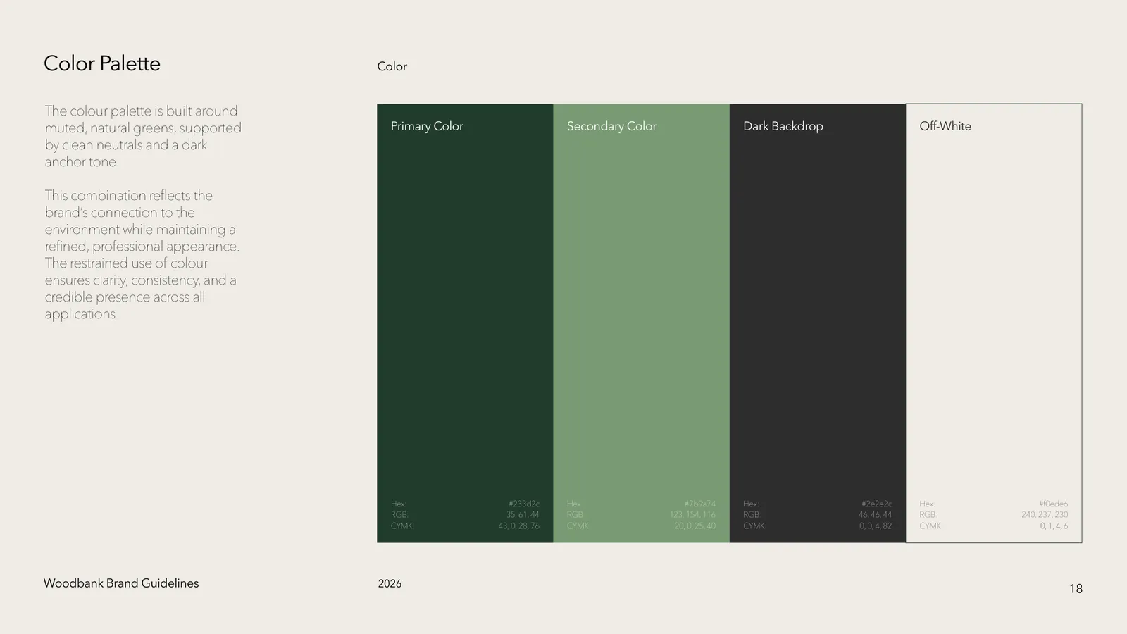 Colour palette