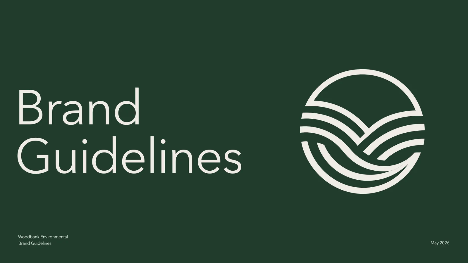 Brand guidelines cover